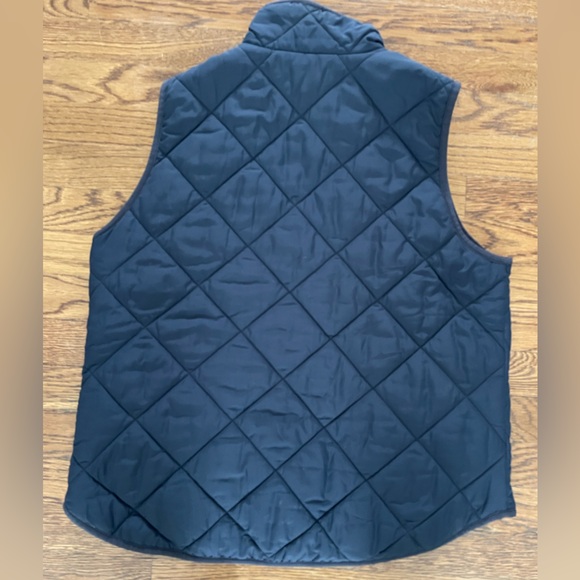 J.Crew Mercantile Women’s L Quilted Puffer Vest Navy Lightweight Layering - Picture 3 of 9